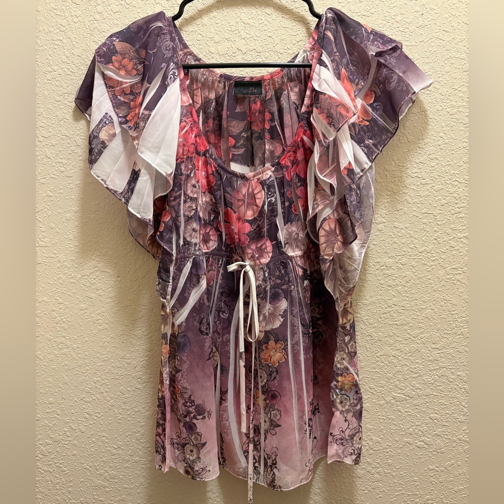 Rue 21 Y2K fairy core floral top size small